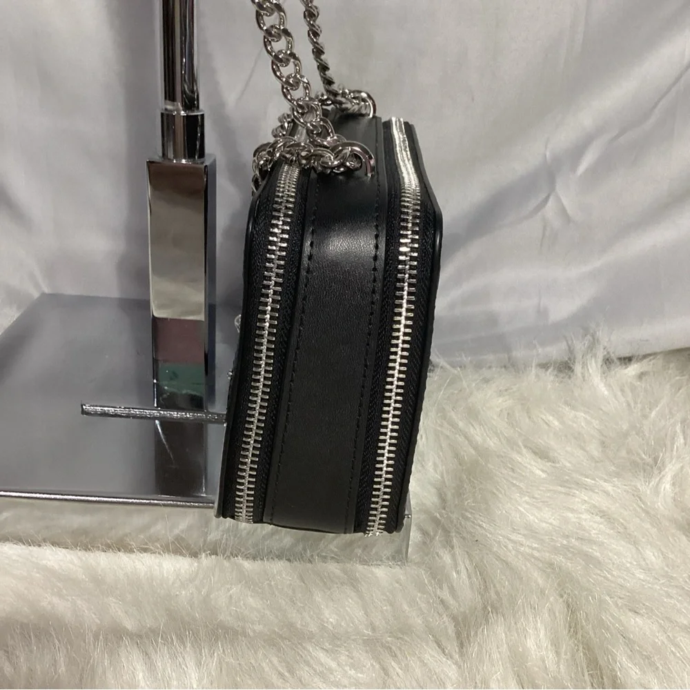 SOLD………Kate Spade Frosty Penguin Double Zip Leather Convertible Shoulder - Picture 8 of 13